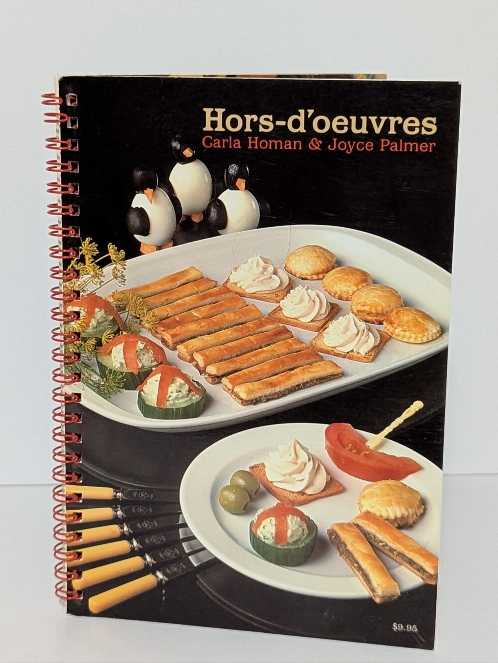 Vintage Hors-d’oeuvres Cookbook Carla Homan Joyce Palmer Spiral Bound Canadian - Picture 2 of 5